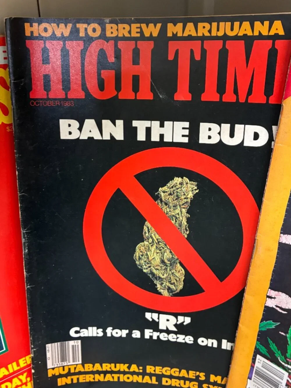 Vintage High Times Magazine Lot of (8) 1983 Retro Cannabis Counterculture Issues